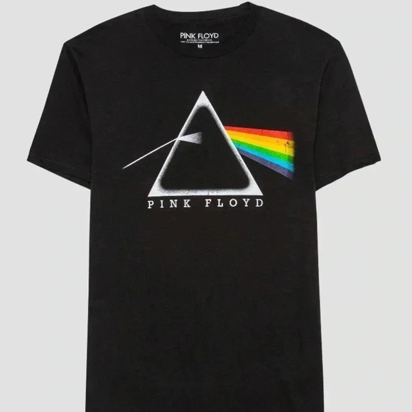 🆕 PINK FLOYD THE DARK SIDE OF THE MOON MEN'S BLACK TEE L🆕 - Picture 4 of 6